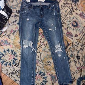 Torrid distressed boyfriend jeans